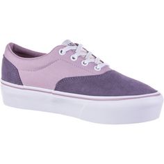 Rückansicht von Vans Doheny Platform Sneaker Damen color block lilac