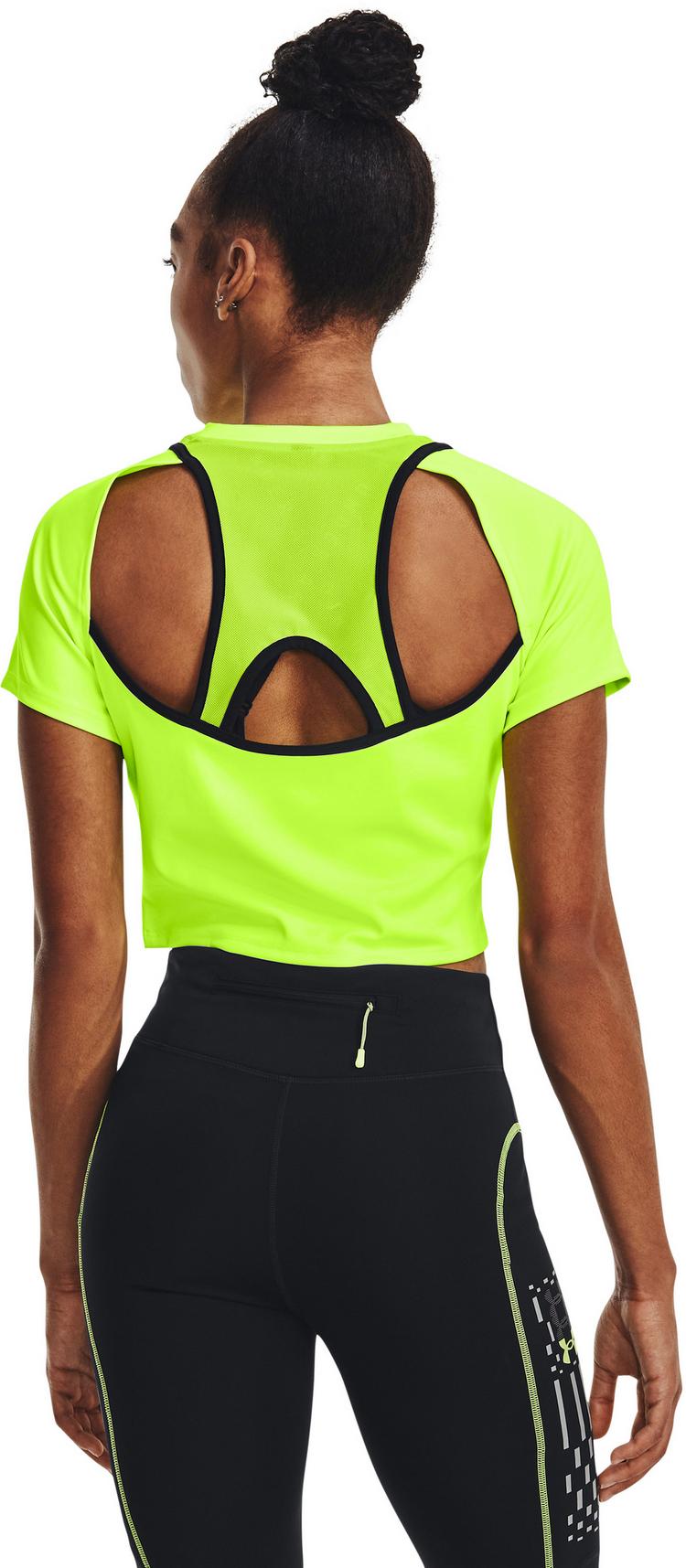 Under Armour Under Armour Run Anywhere Funktionsshirt Damen - limesurge-black-black - 1 | SportScheck