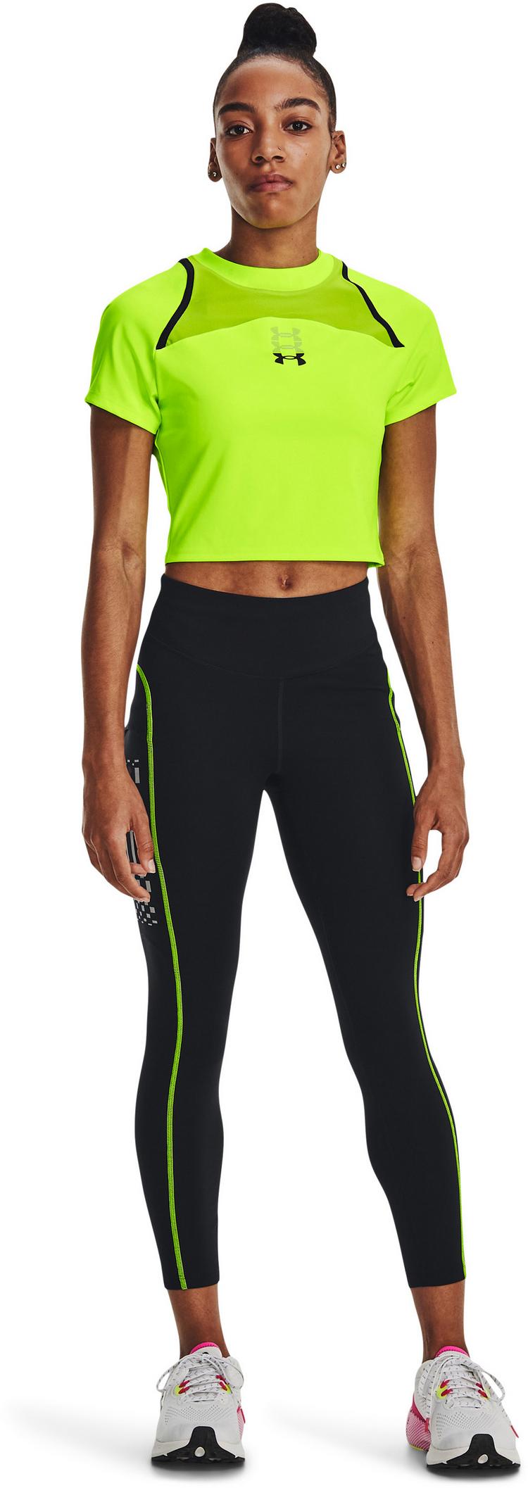 Under Armour Under Armour Run Anywhere Funktionsshirt Damen - limesurge-black-black - 2 | SportScheck