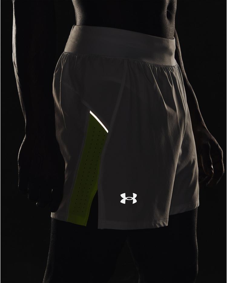 Under Armour Under Armour LAUNCH ELITE Funktionsshorts Herren - graymist-limesurge-reflective - 4 | SportScheck