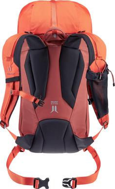 Rückansicht von Deuter Guide 24 Kletterrucksack redwood-papaya