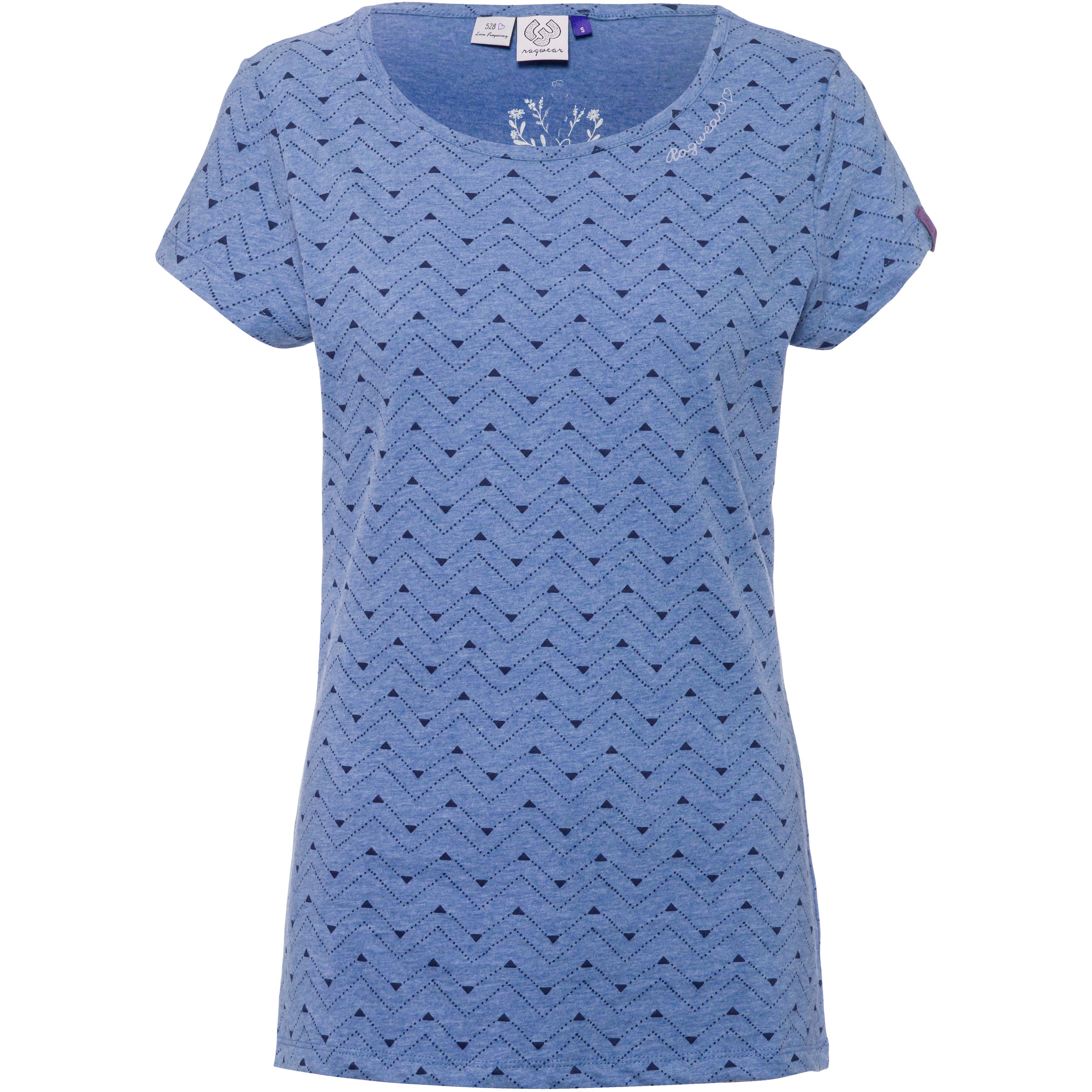 Ragwear Mint melange T-Shirt Online SportScheck Shop kaufen im denim Damen blue von Zag Zig