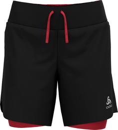 Odlo X-Alp Trail Funktionsshorts Damen black-american beauty