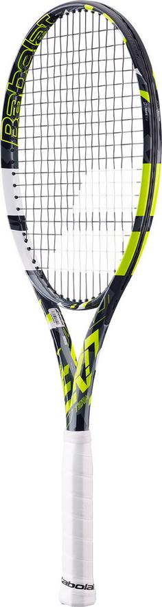 Rückansicht von Babolat PURE AERO TEAM Tennisschläger grey yellow white