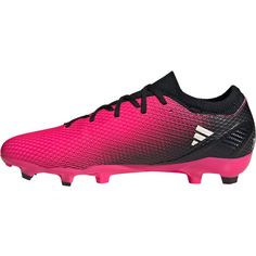 Rückansicht von adidas X SPEEDPORTAL.3 FG Fußballschuhe team shock pink-zero met-core black