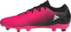 Rückansicht von adidas X SPEEDPORTAL.3 FG Fußballschuhe team shock pink-zero met-core black