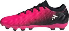 Rückansicht von adidas X SPEEDPORTAL.3 MG Fußballschuhe team shock pink-zero met-core black