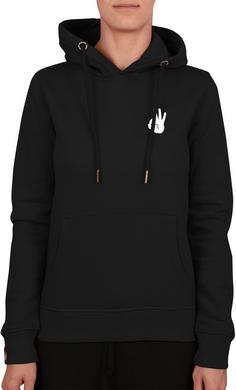 Rückansicht von Kleinigkeit Keine Probleme Hoodie Damen black