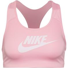 Nike DRI-FIT SWOOSH FUTURA Sport-BH Damen med soft pink-white