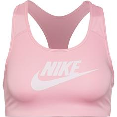 Nike DRI-FIT SWOOSH FUTURA Sport-BH Damen med soft pink-white