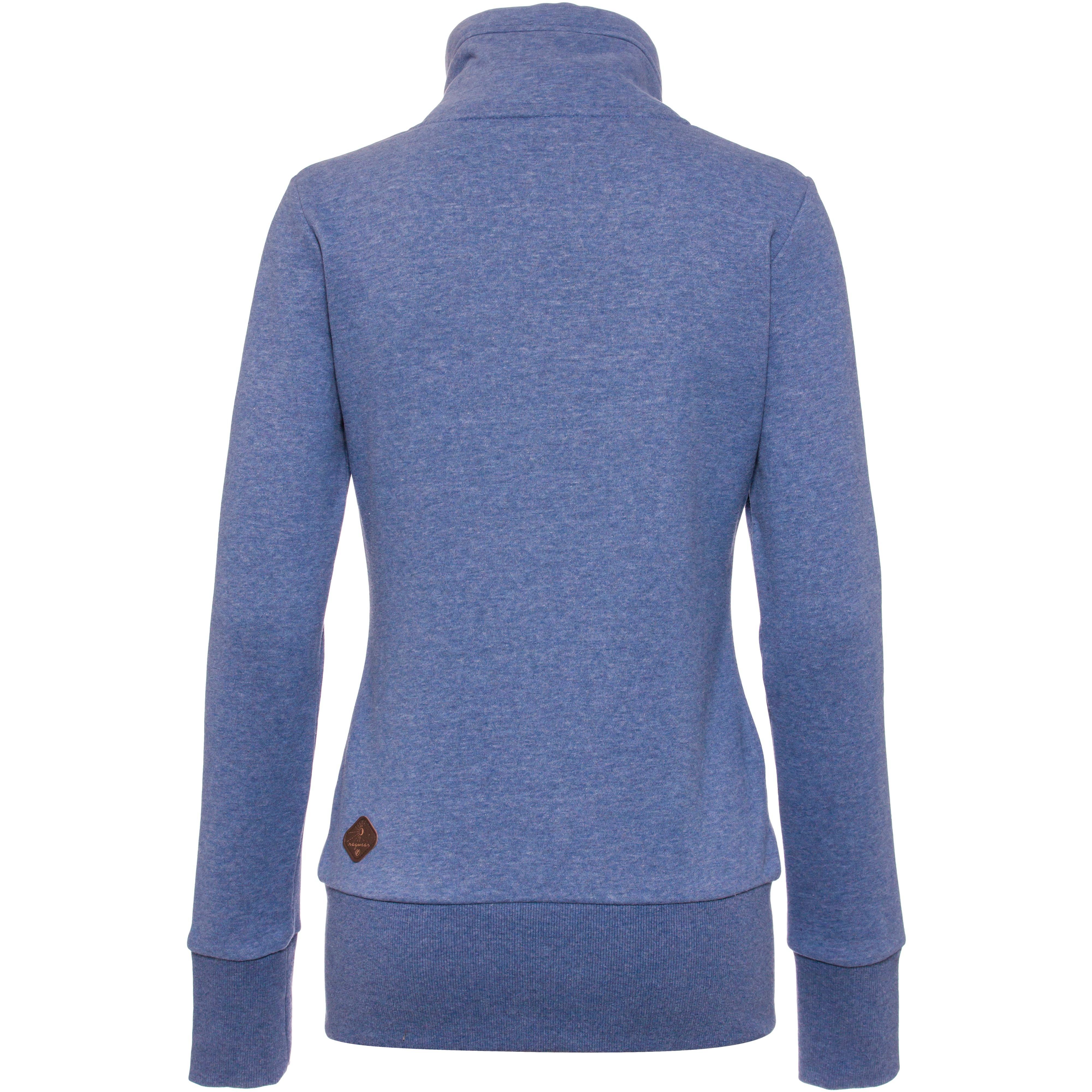 Ragwear Rylie Sweatjacke Damen denim blue melange im Online Shop  