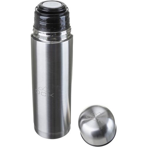 Rückansicht von OCK Isolierflasche brushed-silver