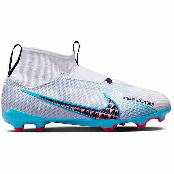 De gasten doorgaan component Nike JR ZOOM Mercurial SUPERFLY 9 PRO FG Fußballschuhe Kinder white-baltic  blue-pink blast-indigo haze im Online Shop von SportScheck kaufen