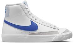Nike Blazer Mid '77 Sneaker Kinder white-game royal-pure platinum