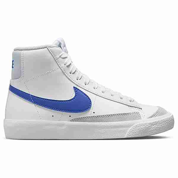 Nike Blazer Mid '77 Sneaker Kinder white-game royal-pure platinum