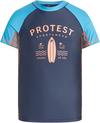 Protest AKINO JR rashguard Funktionsshirt Jungen - night skyblue
