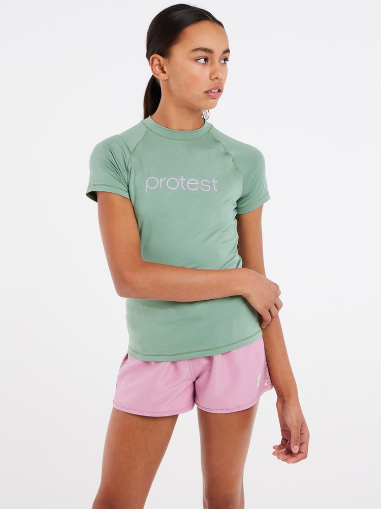 Protest Protest SENNA JR rashguard Funktionsshirt M&auml;dchen - green baygreen - 0 | SportScheck