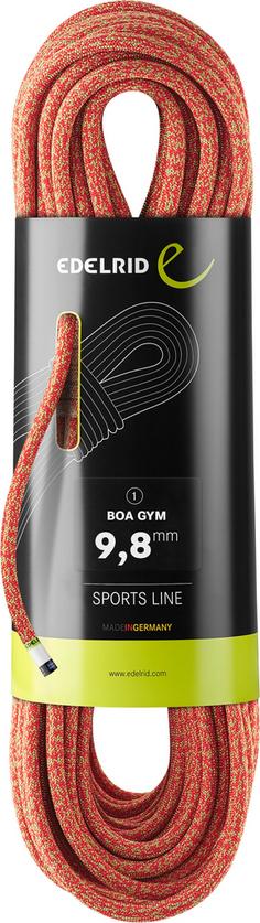 EDELRID Boa Gym 9,8mm Kletterseil red-green