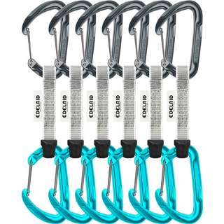 EDELRID Pure Wire Set Sixpack Expressen slate-icemint