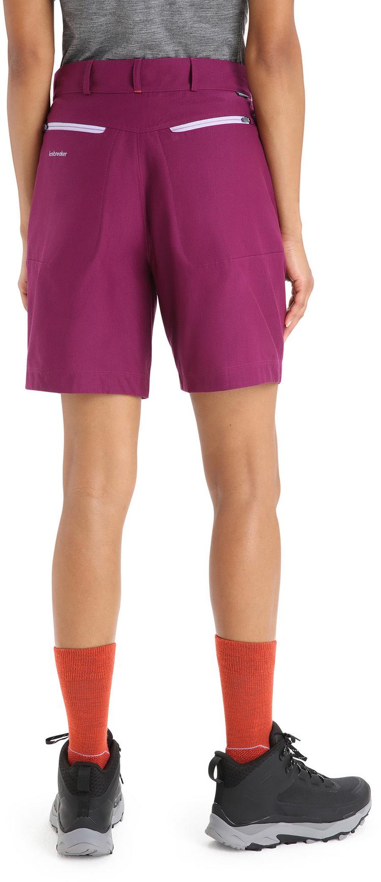 Icebreaker Icebreaker HIKE Funktionsshorts Damen - go berry - 1 | SportScheck