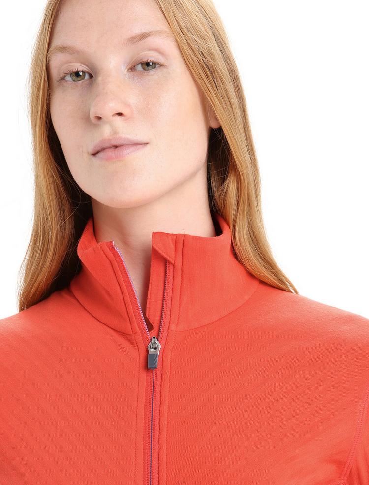 Icebreaker Icebreaker DESCENDER Fleecejacke Damen - vibrant earth - 3 | SportScheck