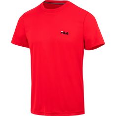FILA Logo Tennisshirt Herren fila red
