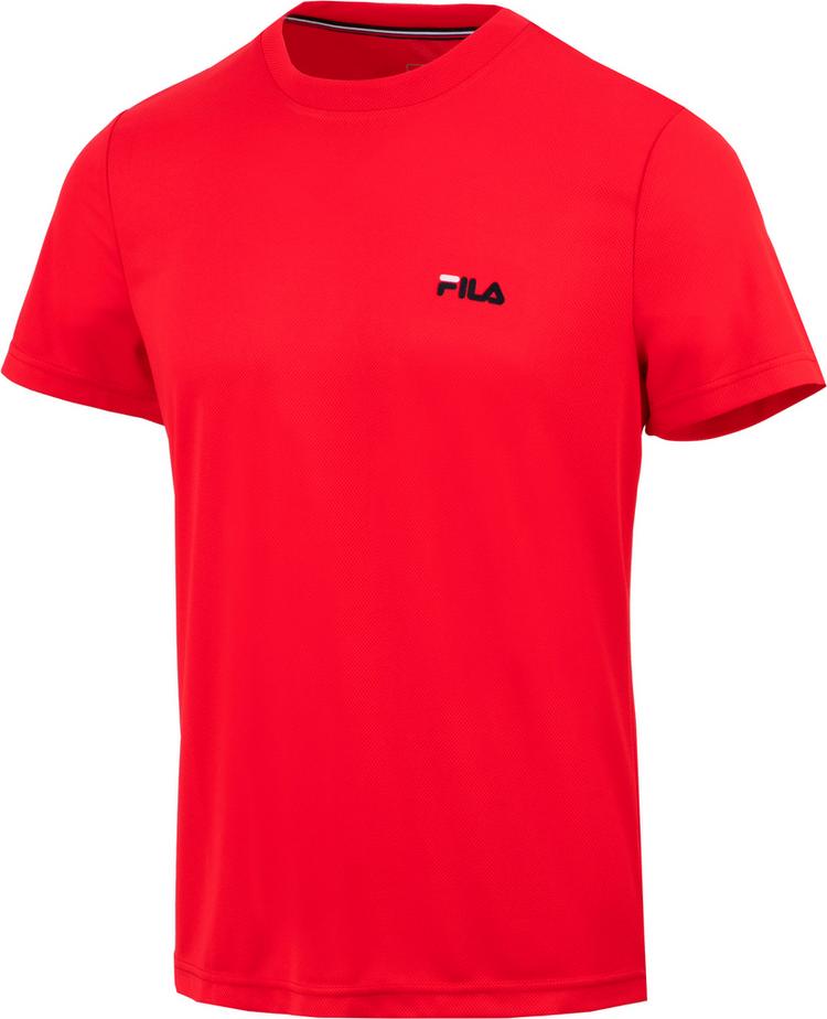 FILA FILA Logo Tennisshirt Herren - fila red - 0 | SportScheck