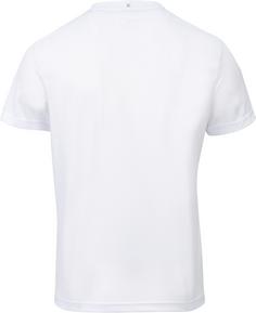 Rückansicht von FILA Logo Tennisshirt Herren white