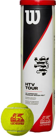 Wilson HTV Tour Tennisball gelb