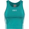 unifit Croptop Damen - deep lake