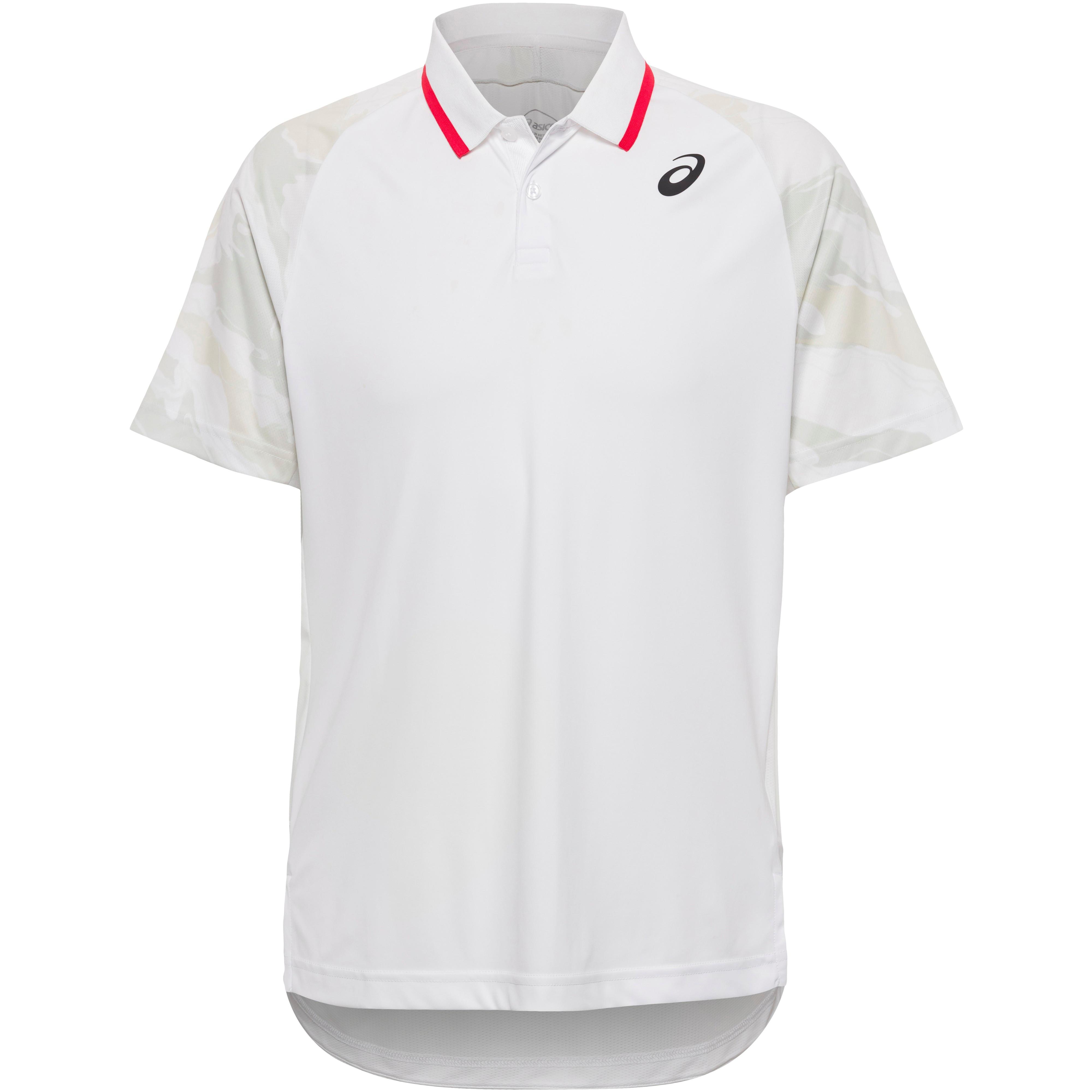 ASICS Court Tennis Polo Herren brilliant white
