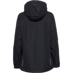 Rückansicht von CMP Regenjacke Damen nero