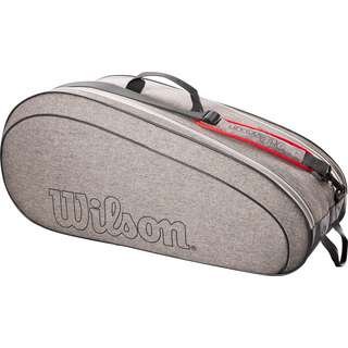 Wilson TEAM 6 PACK Tennistasche heather grey