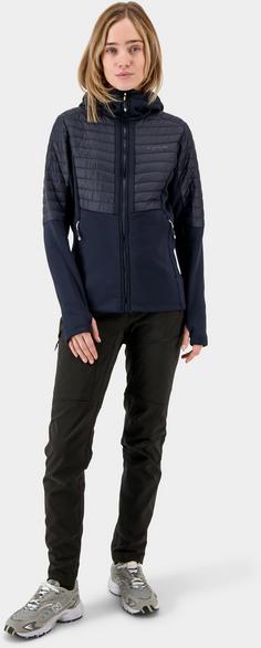 Rückansicht von Didriksons ANNEMA 6 Steppjacke Damen dark night blue