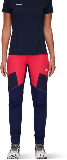 Rückansicht von Mammut Eiger Speed Hybrid Softshellhose Damen night-azalea