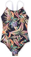 O'NEILL CALI Badeanzug M&auml;dchen - black tropical flower