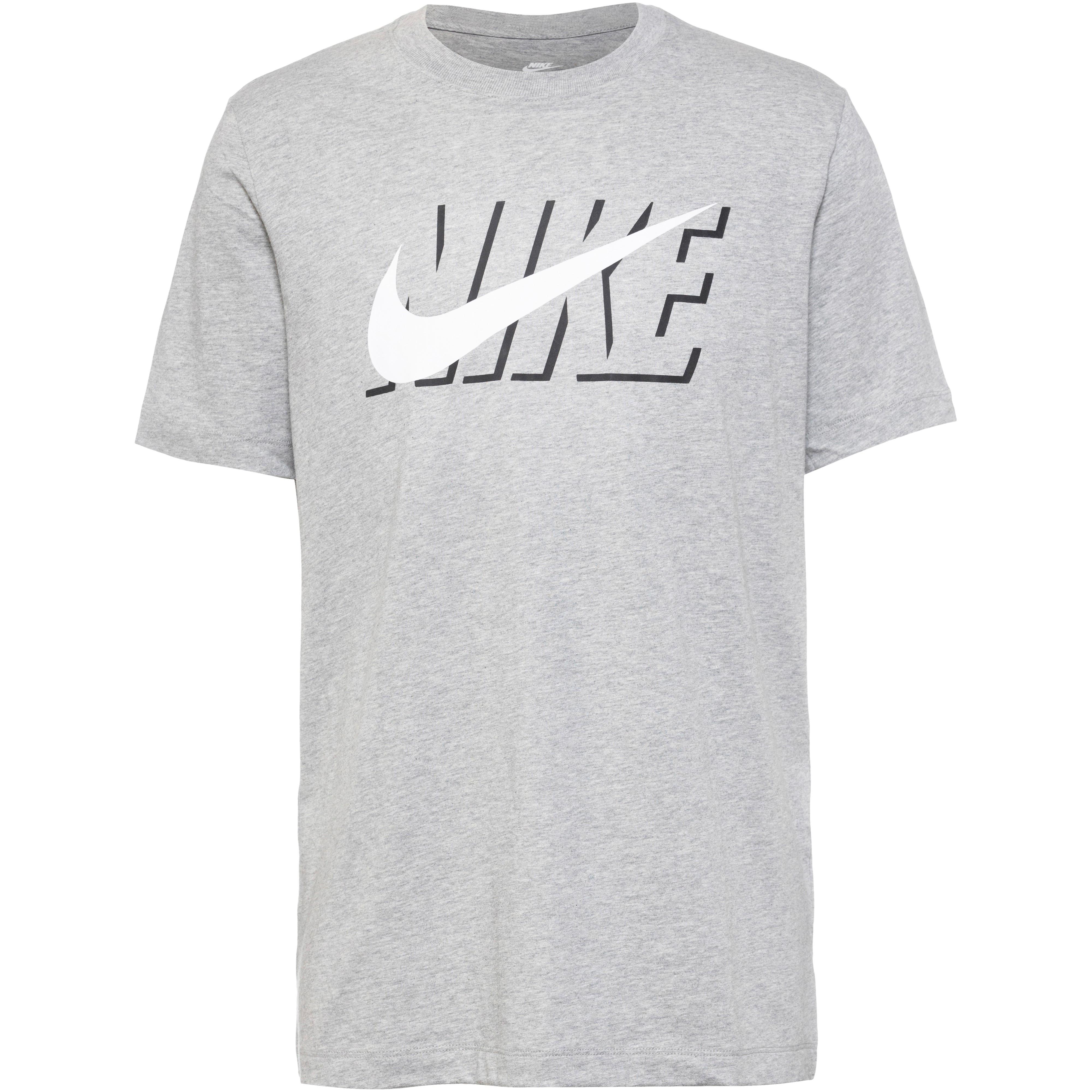 Nike NSW SWOOSH T Shirt Herren dk grey heather im Online Shop von