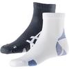 ASICS CUSHION RUN QUARTER Socken - performance black-brilliant white