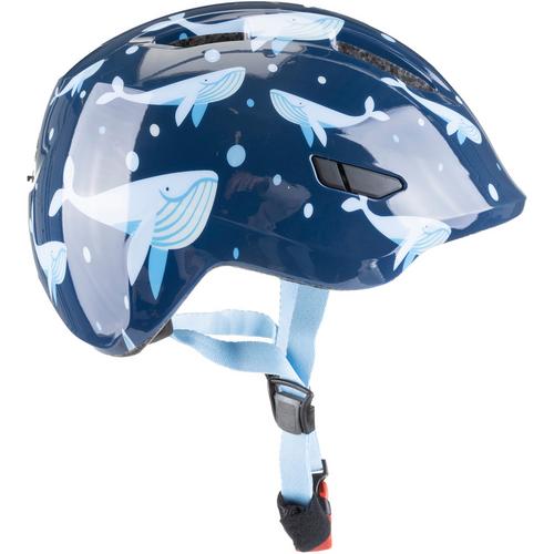 Rückansicht von ABUS SMILEY 3.0 Fahrradhelm Kinder blue whale