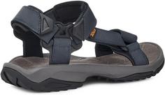 Rückansicht von Teva Terra Fi Lite Leather Outdoorsandalen Herren total eclipse