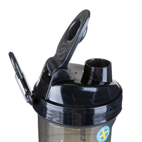 Rückansicht von SmartShake Trinkflasche black