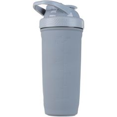 Rückansicht von SmartShake Trinkflasche grey