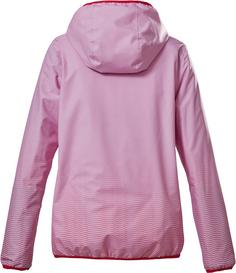 Rückansicht von KILLTEC Regenjacke Kinder hellpink