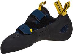 Rückansicht von La Sportiva Tarantula Boulder Kletterschuhe night blue-moss