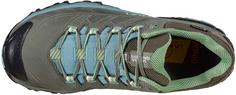 Rückansicht von La Sportiva GTX Ultra Raptor II Wanderschuhe Damen clay-mist