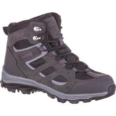 Rückansicht von Jack Wolfskin VOJO 3 TEXAPORE MID Wanderschuhe Damen dark steel-purple