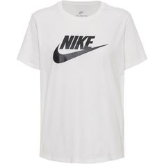 Nike Essential Icon Futura T-Shirt Damen white