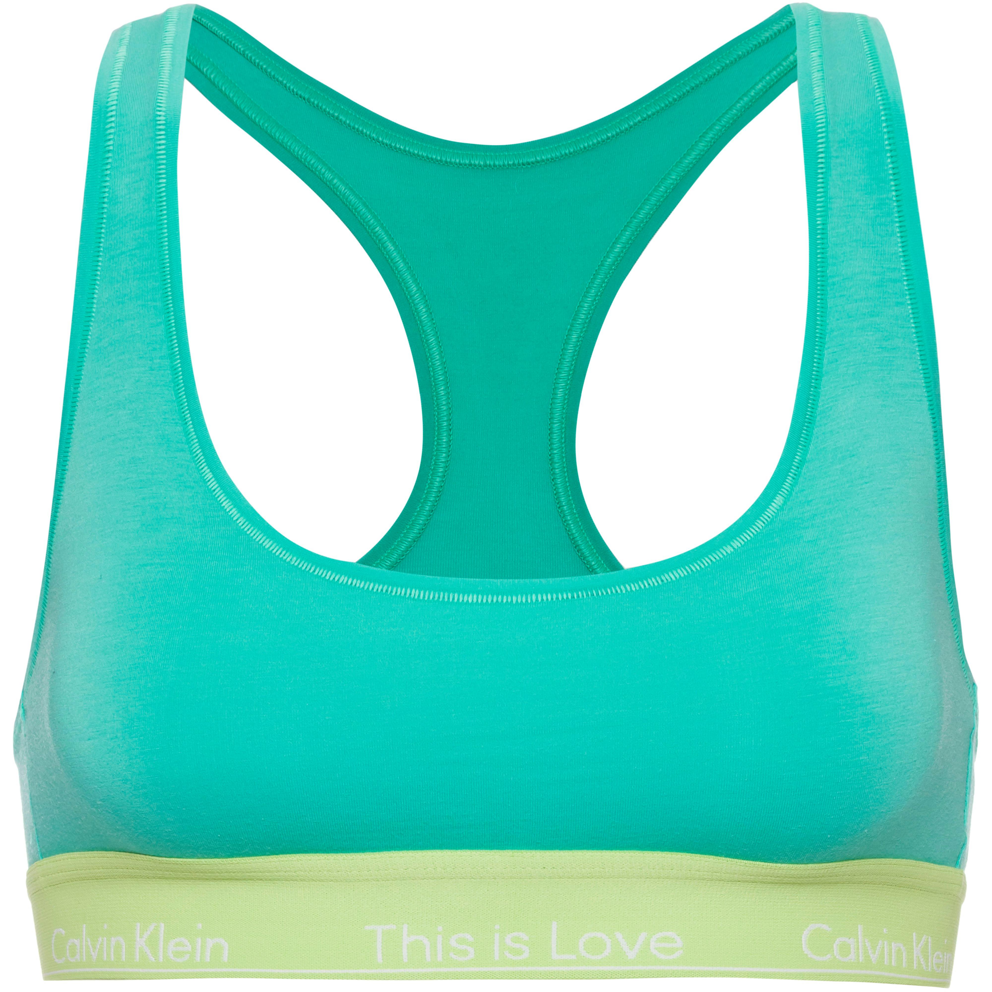 Calvin Klein TONAL THIS IS LOVE BH Damen aqua green
