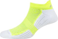 P.A.C. 1.2 Bike Footie Zip Fahrradsocken Damen neon yellow-white