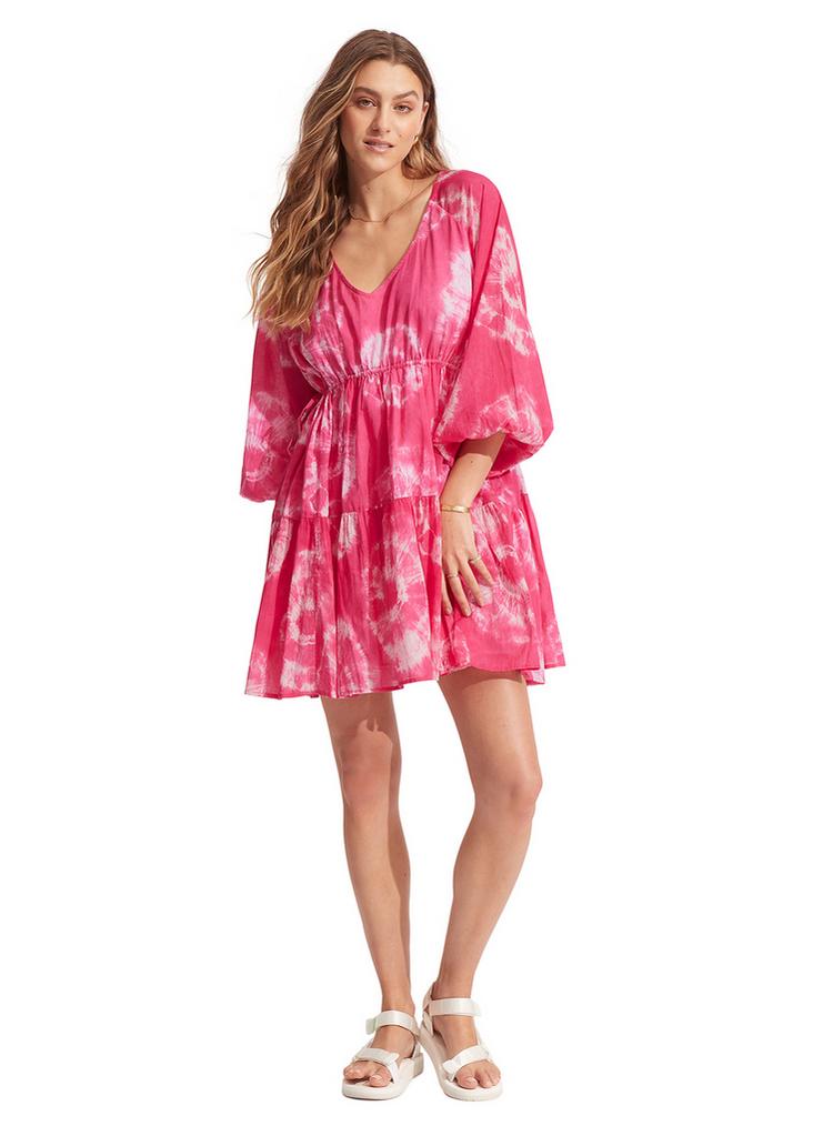 Seafolly Seafolly Silk Road Tunika Damen - rose pink - 0 | SportScheck